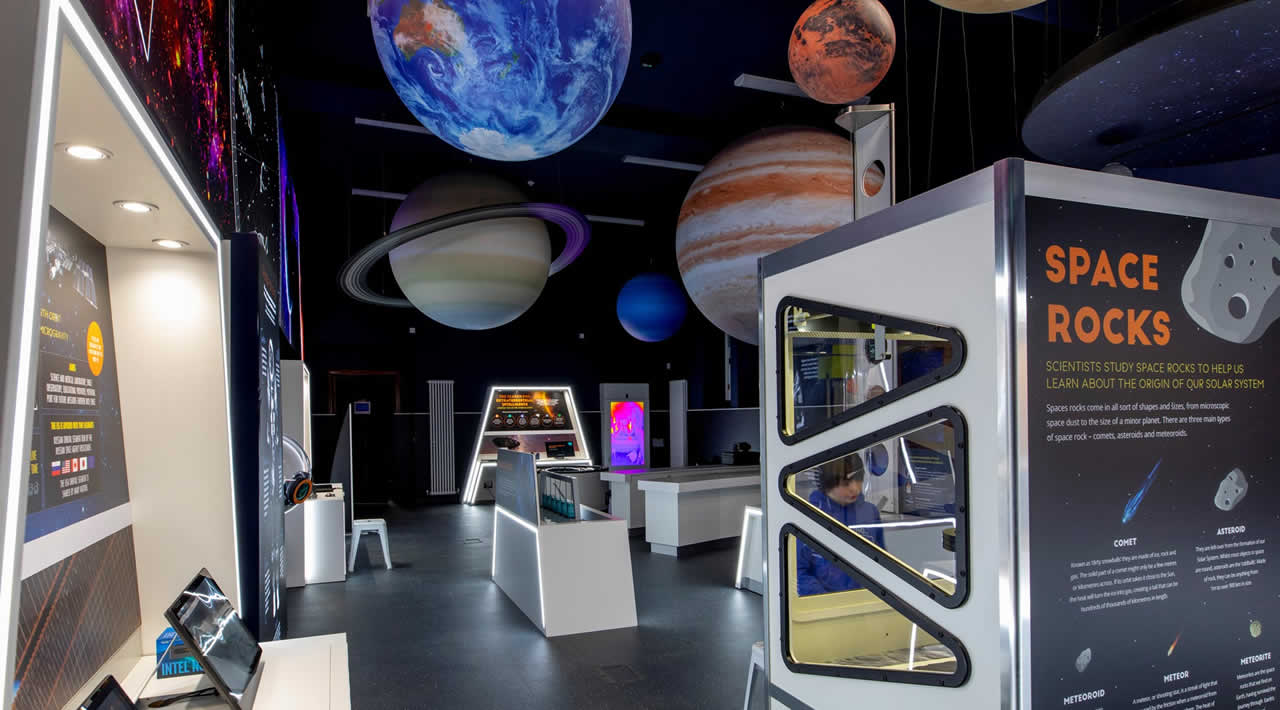Inside Kirkcudbright Dark Space Planetarium Inside Kirkcudbright Dark Space Planetarium
