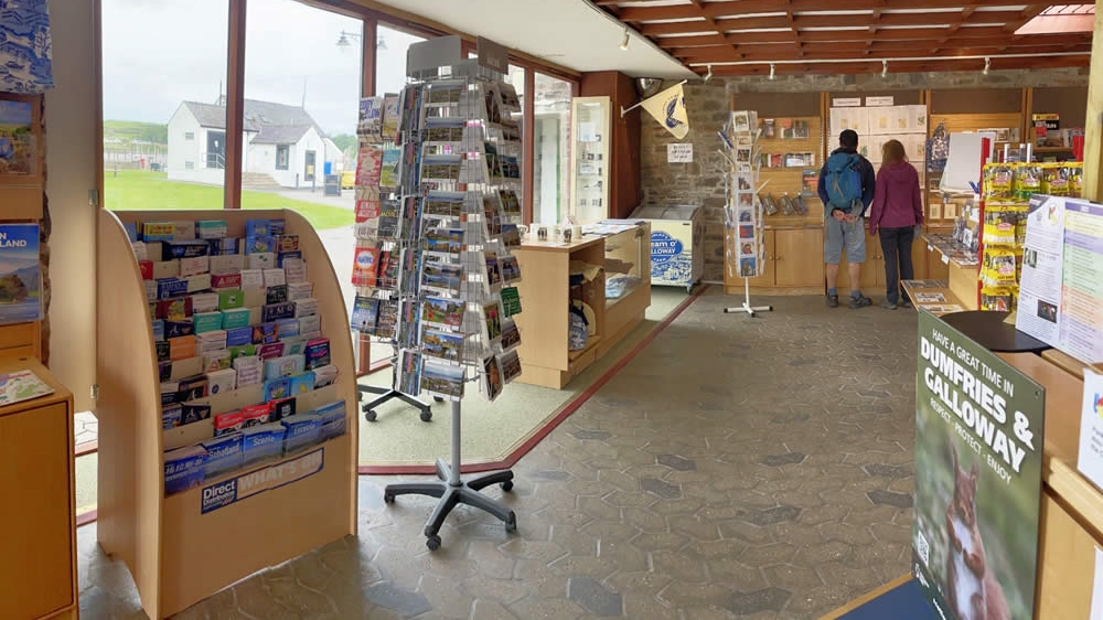 Interior of Kirkcudbright Information Centre